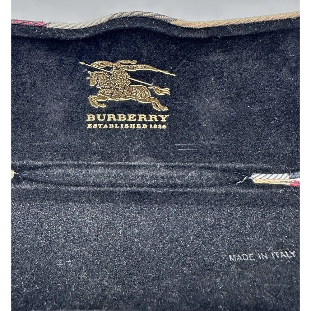 Burberry Nova Check Eyeglasses Sunglasses Clamshell Glasses Case EUC